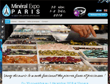 Tablet Screenshot of mineralexpoparis.com